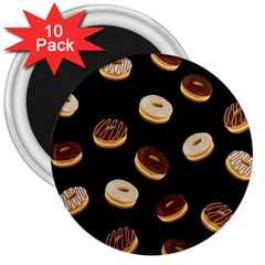 Donuts 3  Magnets (10 Pack)  by Valentinaart