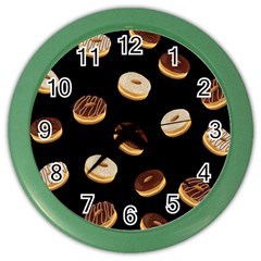 Donuts Color Wall Clocks by Valentinaart