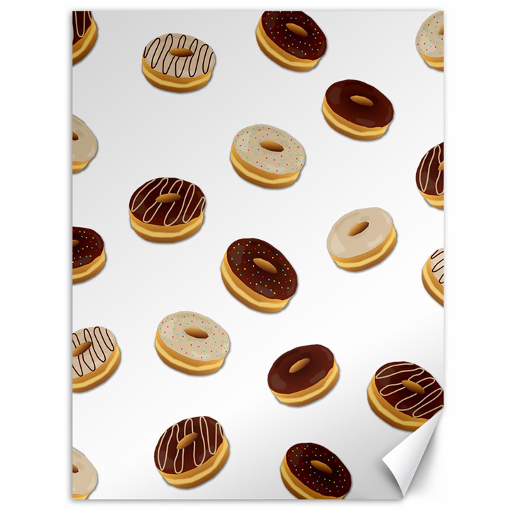 Donuts pattern Canvas 36  x 48  