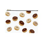 Donuts pattern Cosmetic Bag (Large)  Front