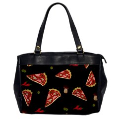 Pizza Slice Patter Office Handbags by Valentinaart