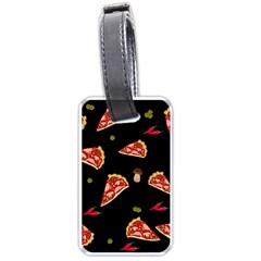 Pizza Slice Patter Luggage Tags (one Side) 