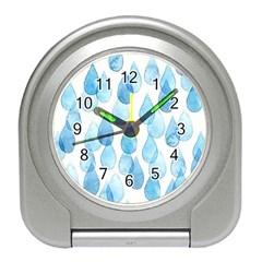 Rain Drops Travel Alarm Clocks by Brittlevirginclothing