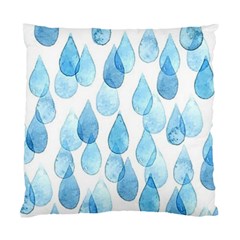 Rain Drops Standard Cushion Case (two Sides) by Brittlevirginclothing