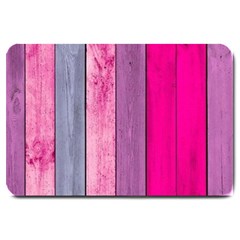 Pink Wood Large Doormat  by Brittlevirginclothing