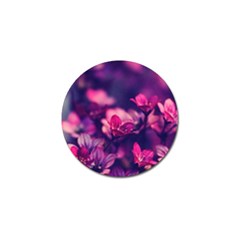 Blurry Flowers Golf Ball Marker (4 Pack) by Brittlevirginclothing