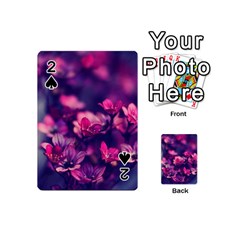 Blurry Flowers Playing Cards 54 (mini)  by Brittlevirginclothing