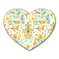 Vintage Pastel Heart Mousepads by Brittlevirginclothing