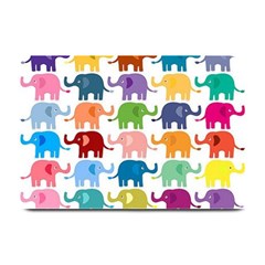 Cute Colorful Elephants Plate Mats