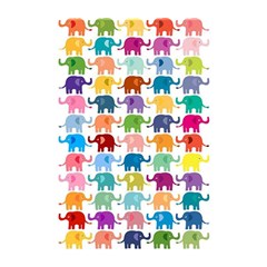 Cute Colorful Elephants Shower Curtain 48  X 72  (small)  by Brittlevirginclothing