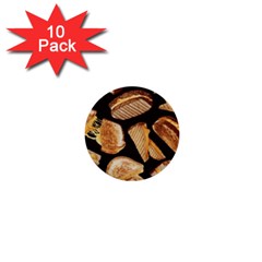 Delicious snacks 1  Mini Buttons (10 pack) 
