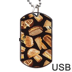 Delicious Snacks Dog Tag Usb Flash (one Side) by Brittlevirginclothing