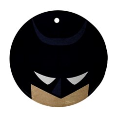 Batman Ornament (round) by Brittlevirginclothing