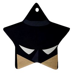 Batman Star Ornament (two Sides) by Brittlevirginclothing