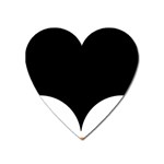 Cute pinguin Heart Magnet Front