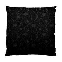 Dark Silvered Flower Standard Cushion Case (one Side) by Brittlevirginclothing