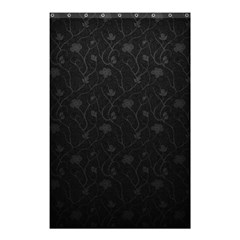 Dark Silvered Flower Shower Curtain 48  X 72  (small)  by Brittlevirginclothing