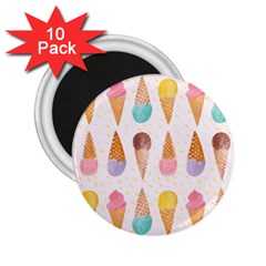 Cute Ice Cream 2 25  Magnets (10 Pack)  by Brittlevirginclothing