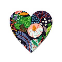 Japanese Inspired Heart Magnet by Brittlevirginclothing