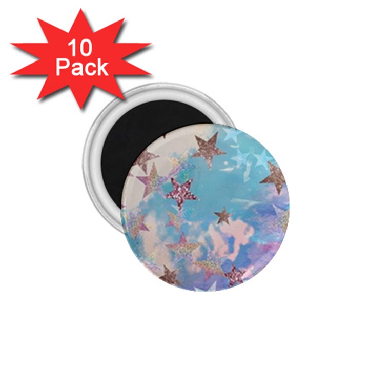 Pastel stars 1.75  Magnets (10 pack) 