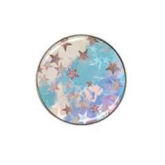 Pastel Stars Hat Clip Ball Marker by Brittlevirginclothing