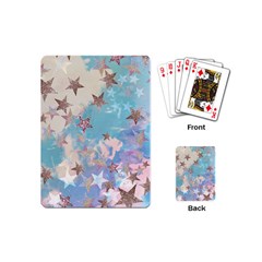 Pastel Stars Playing Cards (mini)  by Brittlevirginclothing