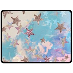 Pastel Stars Double Sided Fleece Blanket (large)  by Brittlevirginclothing