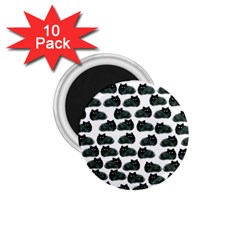 Black Cat 1 75  Magnets (10 Pack)  by Brittlevirginclothing