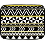 Black bohemian Double Sided Fleece Blanket (Mini)  35 x27  Blanket Front