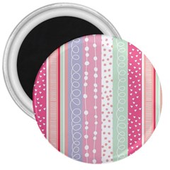 Pink Wood 3  Magnets by Brittlevirginclothing