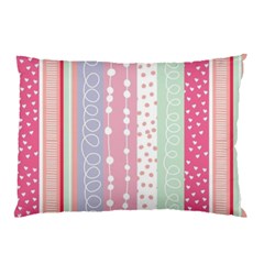 Pink Wood Pillow Case by Brittlevirginclothing