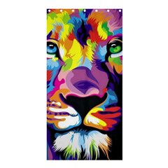 Colorful Lion Shower Curtain 36  X 72  (stall)  by Brittlevirginclothing