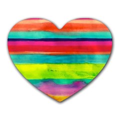 Wet Painted Paper Heart Mousepads by Brittlevirginclothing