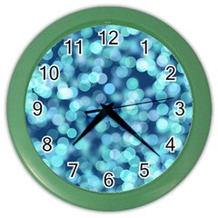 Blue Light Color Wall Clocks by Brittlevirginclothing