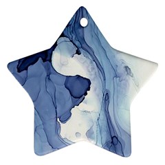 Paint In Water Star Ornament (two Sides) by Brittlevirginclothing
