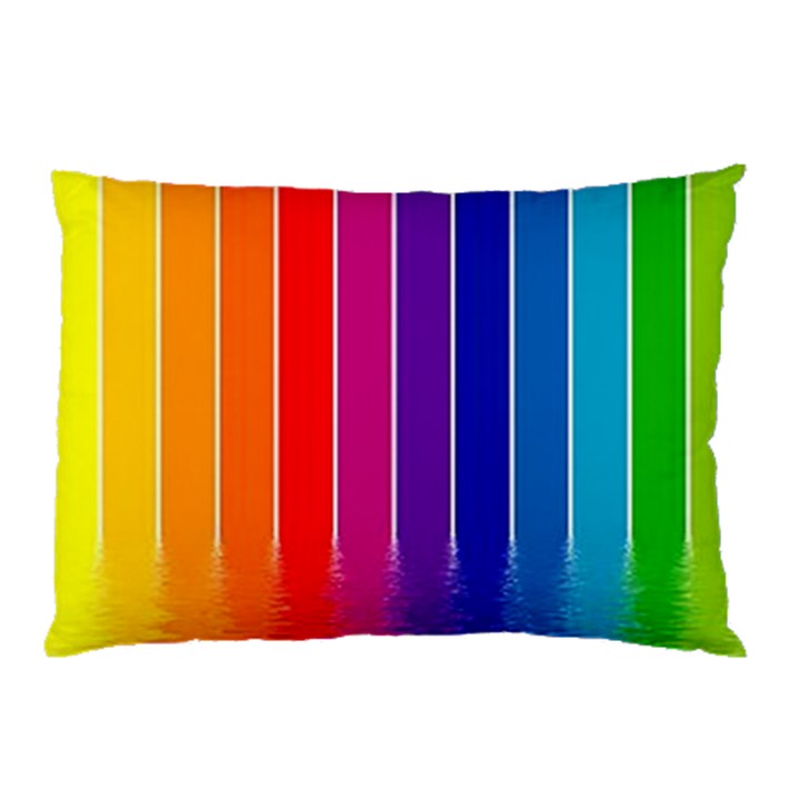 Faded rainbow  Pillow Case (Two Sides)