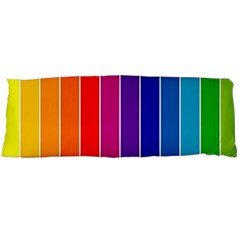 Faded Rainbow  Body Pillow Case (dakimakura) by Brittlevirginclothing