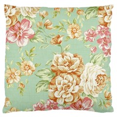 Vintage Pastel Flower Standard Flano Cushion Case (one Side) by Brittlevirginclothing