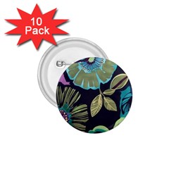 Dark Lila Flower 1 75  Buttons (10 Pack) by Brittlevirginclothing