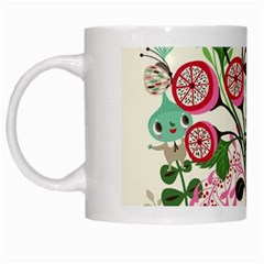 Cute Cartoon White Mugs by Brittlevirginclothing