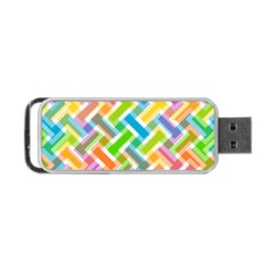 Abstract Pattern Colorful Wallpaper Portable Usb Flash (one Side) by Amaryn4rt