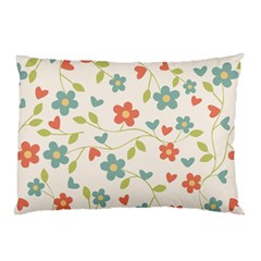 Abstract Vintage Flower Floral Pattern Pillow Case