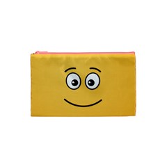 Smiling Face With Open Eyes Cosmetic Bag (xs)