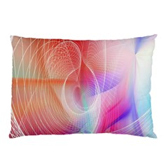 Background Nebulous Fog Rings Pillow Case (two Sides) by Amaryn4rt