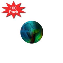 Background Nebulous Fog Rings 1  Mini Magnets (100 Pack)  by Amaryn4rt