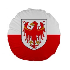 Flag Of South Tyrol Standard 15  Premium Round Cushions by abbeyz71