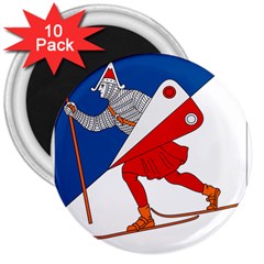 Lillehammer Coat Of Arms  3  Magnets (10 Pack) 