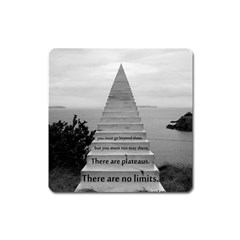 Steps To Success Follow Square Magnet by FrontlineS