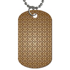 Background Seamless Repetition Dog Tag (two Sides)