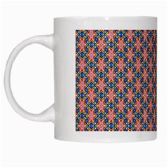 Background Pattern Texture White Mugs by Amaryn4rt